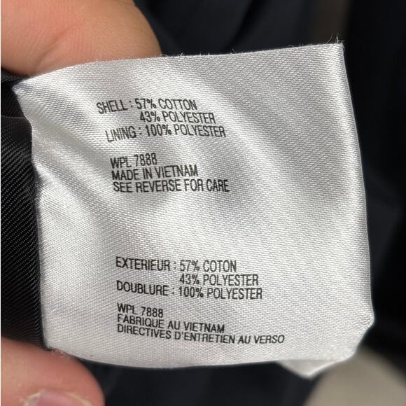 Michael Michael Kors womens plus 1X black Double Breasted Trench Coat Jacket - Picture 5 of 6